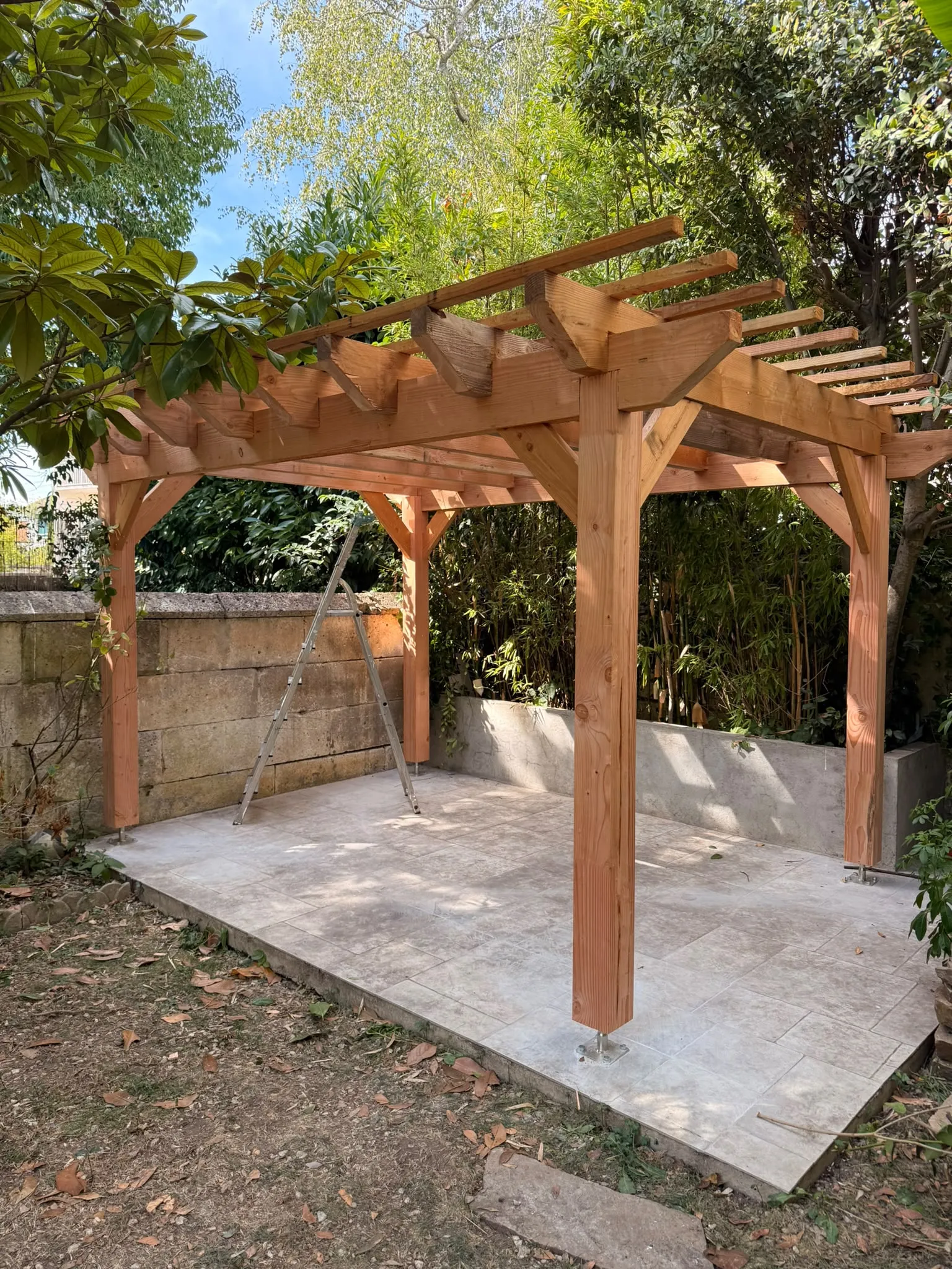 Pergola en bois